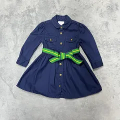 18m 85-90 ラルフローレン Polo Kids(ポロキッズ) ネイビー 女の子 ONE PIECE