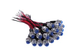 40個セット グリーン パイロットランプ ダイヤカット 24V 16mm 16φ