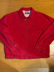 ラルフローレン　RALPH LAUREN　スイングトップ　スウィングトップ　ドリズラージャケット　RRL  Polo  アメカジ　ポニー　ワンポイント　赤　レッド　Lサイズ　ノームコア