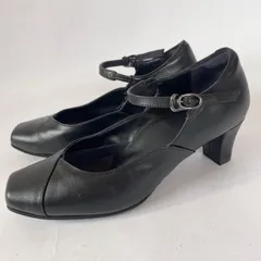 【即購入の場合はお値段交渉OK】ペダラ　アシックスウォーキング　PEDALA 本革 ストラップ　パンプス　22.5cm  3E ブラック
