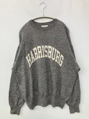 LOUNGEDRESS ラウンジドレス ニット/セーター F グレー ウール・ニット ナイロン 前面プリント ブランドロゴ ミドル丈 長袖 クルーネック(丸首)