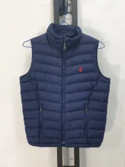 ポロラルフローレン キッズ 軽量 ダウン ベスト 新モデルタブ BOYS PLANET s 8y