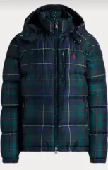 POLO RALPH LAUREN タータンチェック ブラックウォッチ ダウン L 105