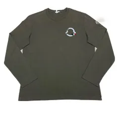 MONCLER モンクレール ロンT peace of mind カーキ M 2026年最新】MONCLER カラー：カーキ系 メンズ Tシャツの人気アイテム