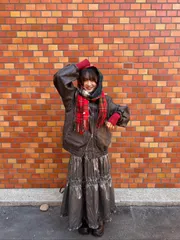 LOWRYS FARM ローリーズファーム ロングスカート F シルバー
