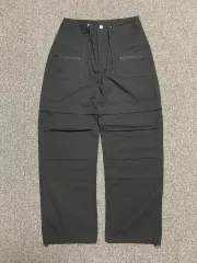 S) PARTIMENTO カーゴパンツ ブラック レディースサイズ