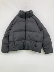 UNIQLO ユニクロ ダウンジャケット/コート XXL グレー その他総柄 ショート丈 フードなし ジップアップ