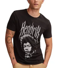 ラッキーブランド メンズ トップス シャツ Tシャツ グラフィック Lucky Brand Metal Hendrix Graphic Short Sleeve TShirt Jet Black ブラ