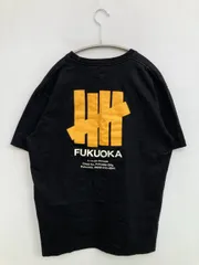 HH Tシャツ/カットソー M ブラック 前面プリント バックプリント ブランドロゴ ミドル丈 半袖 クルーネック(丸首)