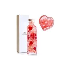 【新品】 FLOWERiUM ハーバリウム プレゼント ホワイトデー お返し 彼女 妻 贈り物 フラワーギフト 2026 日本製 花 カーネーション flower 結婚 記念日 誕生日 ギフト 女性 お祝い 退職 大切な人 フラワリウム ハート (チェリーレッ