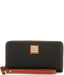 ドーネイアンドバーク レディース アクセサリー 財布 Dooney Bourke Large Zip Around Wristlet Black ブラックのサムネイル