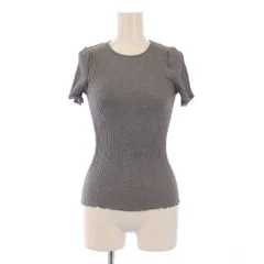 セオリー Theory 01-4101014 24SS Textured Tubular Slim Tee カットソー 半袖 グレー