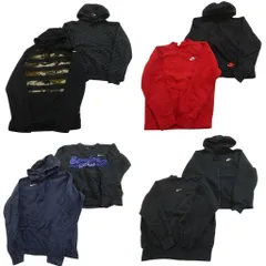 古着卸 まとめ売り ナイキ NIKE スウェット 8枚セット (メンズ XS /S ) 迷彩柄 フーディー スウォッシュロゴ カレッジ風 中古 古着 NE1916