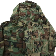 古着卸 まとめ売り 米軍実物 M-65 フィールドジャケット 3rd ミリタリー 3枚セット (メンズ S ) ウッドランド ARMY 中古 古着 NE1994