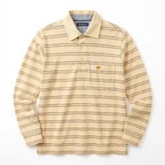 [C-6] トミーヒルフィガー ストライプ 長袖 ポロシャツ