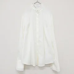 ◎BRUNELLO CUCINELLI　ブルネロクチネリ　シャツ　ブラウス　モニーレ装飾　リネン　コットン　オフホワイト　イタリア製　レディース　L　a01035のサムネイル