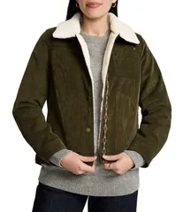 ペンドルトン レディース アウター コート コーデュロイ ジャケット Pendleton Wind River Corduroy Water Resistant Club Collar Snap Frのサムネイル