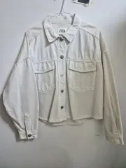 ザラ ライトブルー デニム シャツ ジャケット 特価