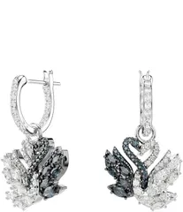スワロフスキー レディース アクセサリー ピアス・イヤリング Swarovski Swan Drop Earrings Silver シルバー