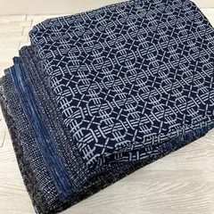 メンズ 綿浴衣 5着 浴衣まとめ売り リメイク材料 m-1228