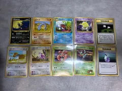 ポケモンカード 旧裏 まとめ売り 10枚セット ビンテージ 中古品 ポケカ pokemon OB-03