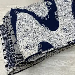 綿浴衣 5着 浴衣まとめ売り リメイク材料 m-1229