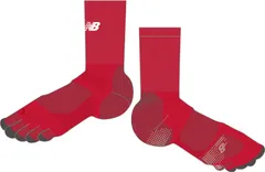 ニューバランス New Balance サッカー 5本指グリップソックス 靴下 ストッキング メンズ レディース ロゴ ストレッチ 試合 練習 トレーニング ゲーム 部活 チーム ウェア シンプル 耐摩耗性  LAS45682 RED レッド