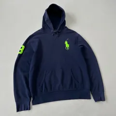 ポロラルフローレン ビッグポニー スウェット パーカー ネイビー L P2614