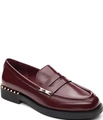 アッシュ レディース シューズ パンプス レザー ローファー ASH Whisper Stud Leather Loafers Syrahのサムネイル
