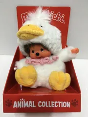 ※送料無料※ モンチッチ アニマルコレクション ダック 台座付き 海外限定品 長期保管 未使用相当 囗G■