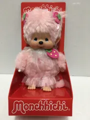 ※送料無料※ モンチッチ ストロベリーハートガール 台座付き 海外限定品 長期保管 未使用相当 囗G■