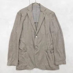 cruciani　クルチアーニ　ニットジャケット　リネン　ブラウン　イタリア製　メンズ　48　a00874のサムネイル