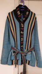 RRL(ダブルアールエル) ベルト付き ショールカラーカーディガン