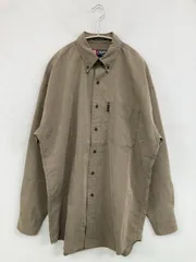 CHAPS RALPH LAUREN チャップスラルフローレン シャツ/ブラウス M ブラウン 無地 ワンポイント 長袖 ボタンダウン ロング丈