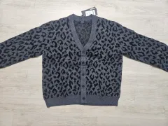 新品 MUSINSA ヒョウ柄 レオパード モヘア ウール カーディガン L