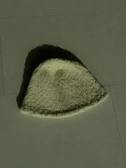 アイボリー バケットニット帽