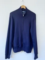 ポロラルフローレン メンズ コットン Vネック ジップアップカーディガン XL サイズ