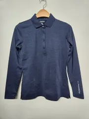 J.LINDEBERG(J.リンドバーグ) レディース 長袖 ポロシャツ ネイビー M