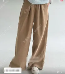 裏起毛コーデュロイワイドパンツ 新品