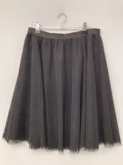 Rose Tiara ミモレ/半端丈スカート 42 ブラック