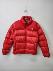 THE NORTH FACE ザノースフェイス レッド ヌプシ ダウン ジャケット