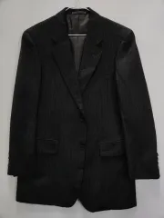 ヴィンテージ Classic ストライプ ダブルボタン ウール100 モヘア ジャケット