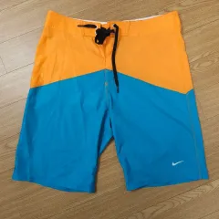 ナイキ ツートン COLOR ボード ショート オレンジ/ブルー 32