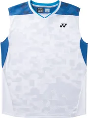 ヨネックス YONEX バドミントン  メンズゲームシャツ   ノースリーブ   10755 011 ホワイト