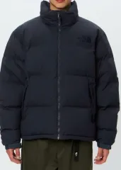 THE NORTH FACE ザノースフェイス JP 日本版 ウール リーフ Nuptse(ヌプシ) ダウン ネイビー L