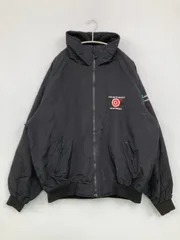 PORT AUTHORITY ポートオーソリティー ブルゾン XL ブラック ナイロン 無地 ワンポイント 刺繍 ショート丈 フードなし ジップアップ