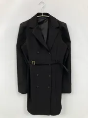 ROYAL PARTY ロイヤルパーティー トレンチコート F ブラック 無地 ロング丈