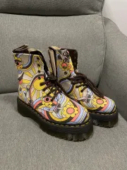 DR. MARTENS ドクターマーチン ジェイドン パータン サイド ジップアップ ブーツ uk6