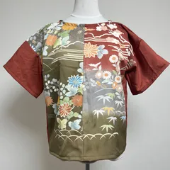 着物リメイク　トップス　小さめ