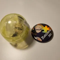 ハイキュー 月島 蛍 10周年 缶バッジ ガチャ